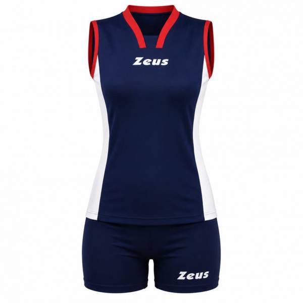Zeus Kit Ioly Damen Trikot + Shorts blu/bianco/rosso