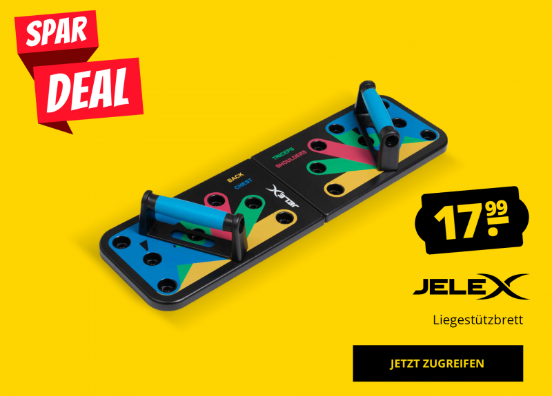 JELEX Liegestützbrett nur 17,99 €!