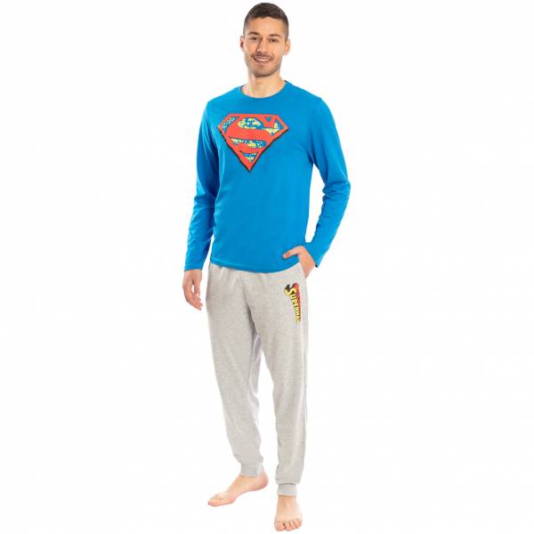 DC Comics Pantaloni da Pigiama da Uomo Batman Superman Lounge DC novità in Cotone 