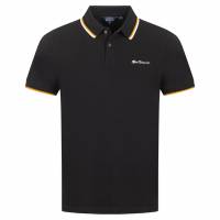 BEN SHERMAN Twin Tipped Mężczyźni Koszulka polo 0076270-CZARNY