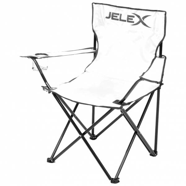 JELEX &quot;Expedition&quot; Camping Chair white