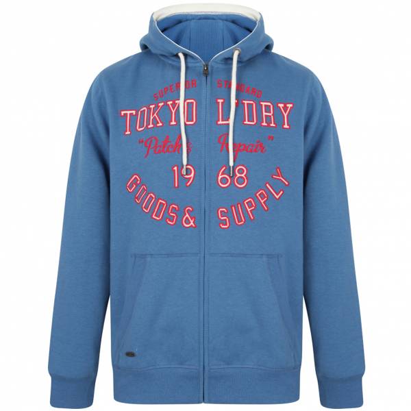 Tokyo Laundry Harper Hombre Sudadera con capucha 1E12508 Azul Federal