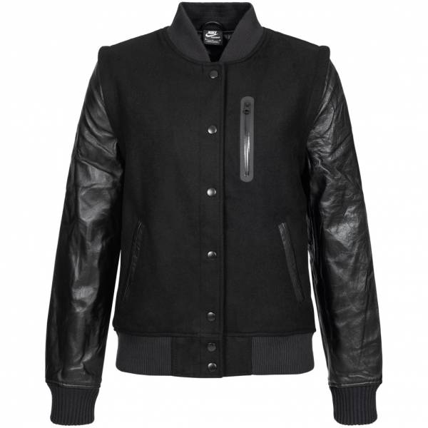 Nike NSW Destroyer Jacket Damen Leder Jacke 426818-010