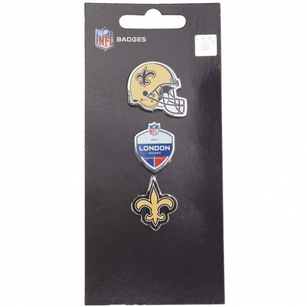 New Orleans Saints NFL Metalowe przypinki 3 szt. BDNF3HELNS