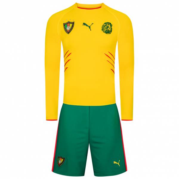 Kamerun PUMA Herren Langarm Trikot-Set 730835-02