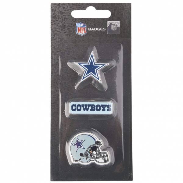 Dallas Cowboys NFL Pines metálicos Set de 3 BDNFL3PKDC