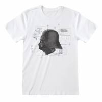 Star Wars Mask Diagram Men T-shirt SWC08185TSW