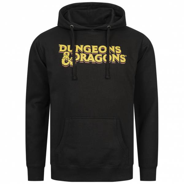 DUNGEONS &amp; DRAGONS 70s Logo Uomo Felpa con cappuccio HAMHS035BLK