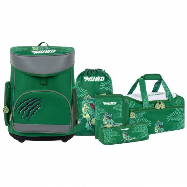 MUWO "Lil Rex" Niño Mochila escolar Conjunto 5 uds.