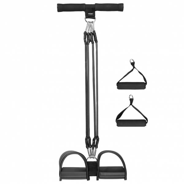 JELEX Fit Sit Sit-up Pull Rope with Foot Pedal black