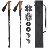 JELEX Walking Sticks with black cork handles