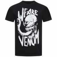 Venom Marvel Tongues Men T-shirt MAMTS084BLK