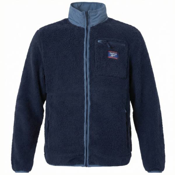 Reebok Sherpa Jacket Mężczyźni Kurtka polarowa RBO15220-Wektor-Granatowy