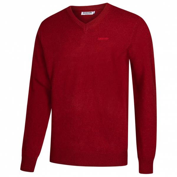 Lambretta Lambswool Sweater Herren Lammwolle Sweatshirt RWIK0045-MAROON