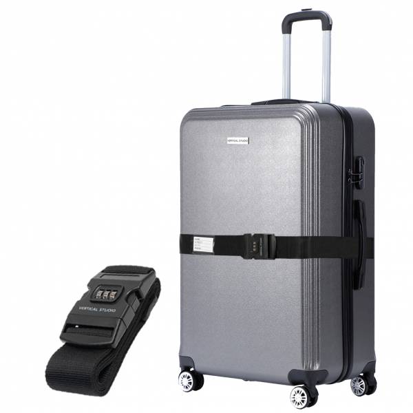 VERTICAL STUDIO &quot;Bergen&quot; 24&quot; Suitcase gray incl. FREE luggage strap