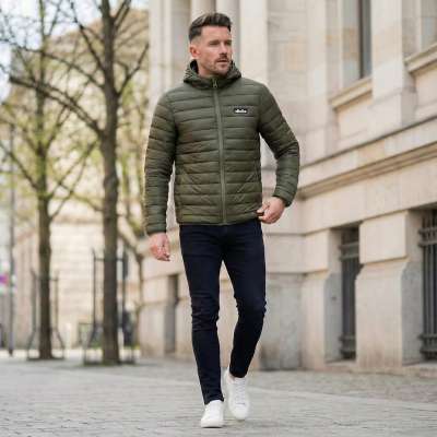 ellesse Mazzarino Men Winter Jacket SOP23829-Khaki | SportSpar.com
