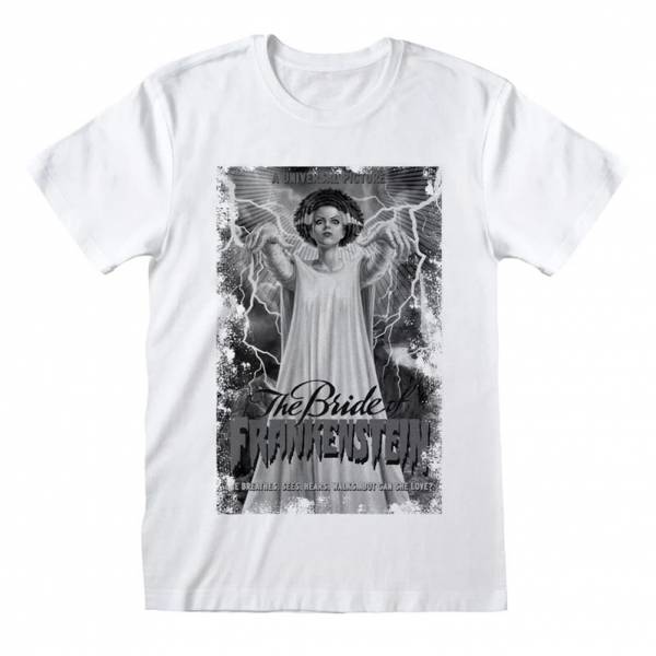 Universal Monsters Bride Of Frankenstein Men T-shirt UNM04031TSW
