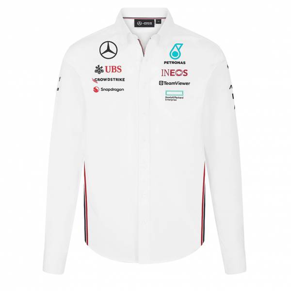 Mercedes AMG Petronas Formel 1 Team Shirt Hombre Camisa de manga larga 701227947-001