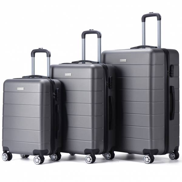 VERTICAL STUDIO &quot;Aalborg&quot; 20&quot; 24&quot; 28&quot; Suitcase 3-er Set grey