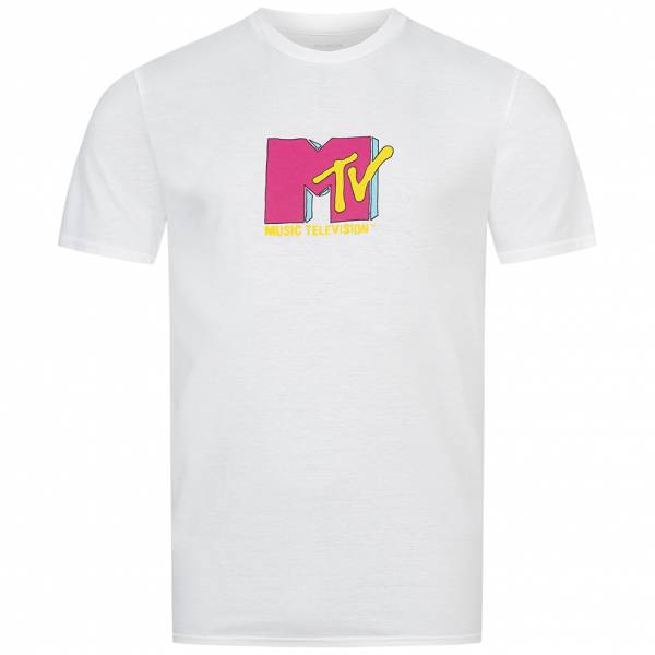 MTV Small Logo Herren T-Shirt POMTS347WHT