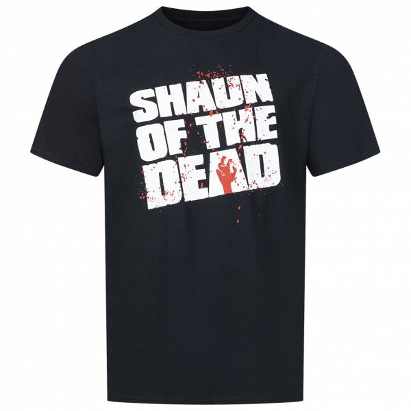 SHAUN DE LOS MUERTOS Logo Hombre Camiseta UNMTS066BLK
