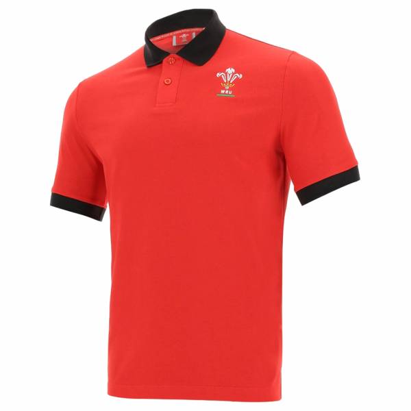 Wales WRU macron Rugby Herren Polo-Shirt 58195686