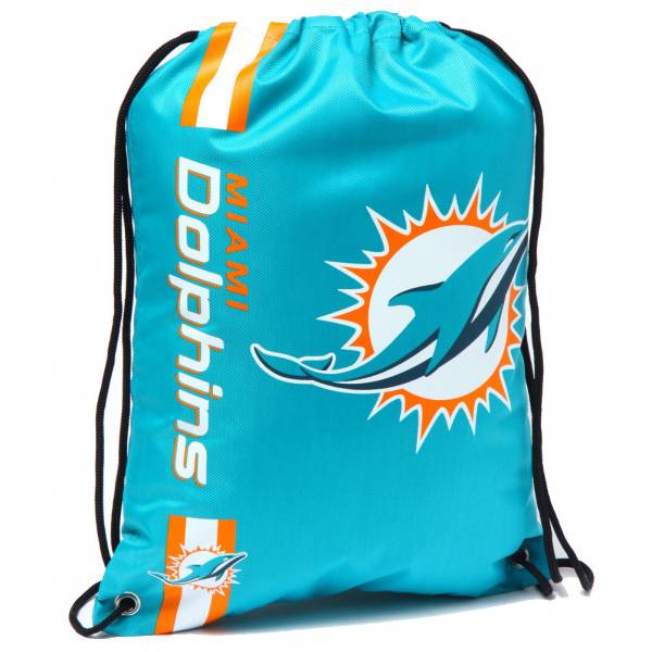 Sac de sport à dos à cordon avec cordon de serrage Dolphins de Miami LGNFLCLGYMMD