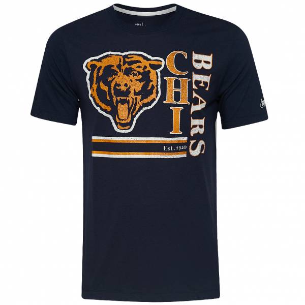 Chicago Bears NFL Nike Triblend Logo Hombre Camiseta NKO7-10DX-V7J-8P1