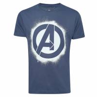 AVENGERS Marvel Stencil Logo Mężczyźni T-shirt FAMTS954DEN