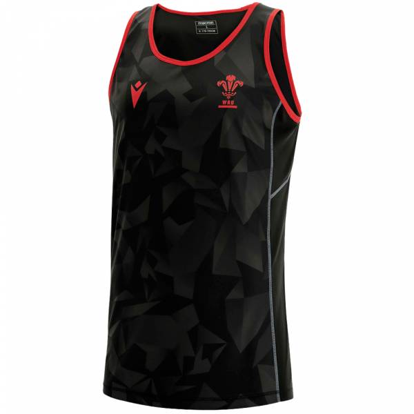 Wales WRU macron Herren Rugby Trainings Tank Top 58538460