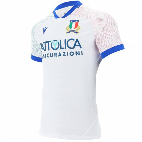Italien FIR macron Body Fit Herren Auswärts Trikot 58122267
