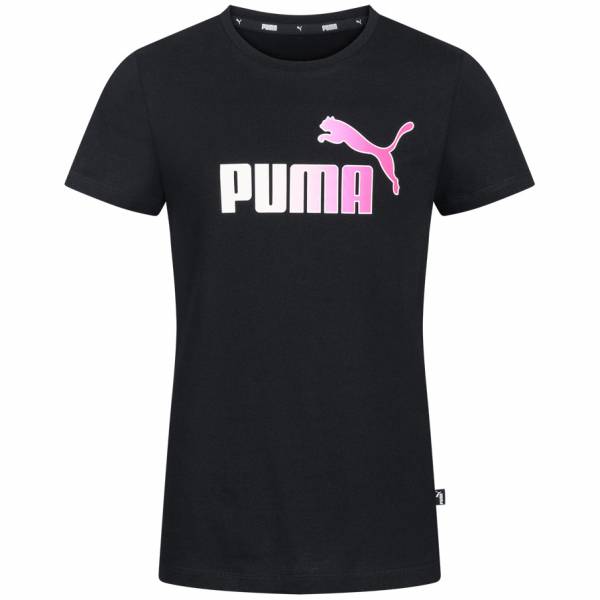 PUMA Logo ESS+ Bleach Koszulka Dziewczynki T-shirt 846954-01