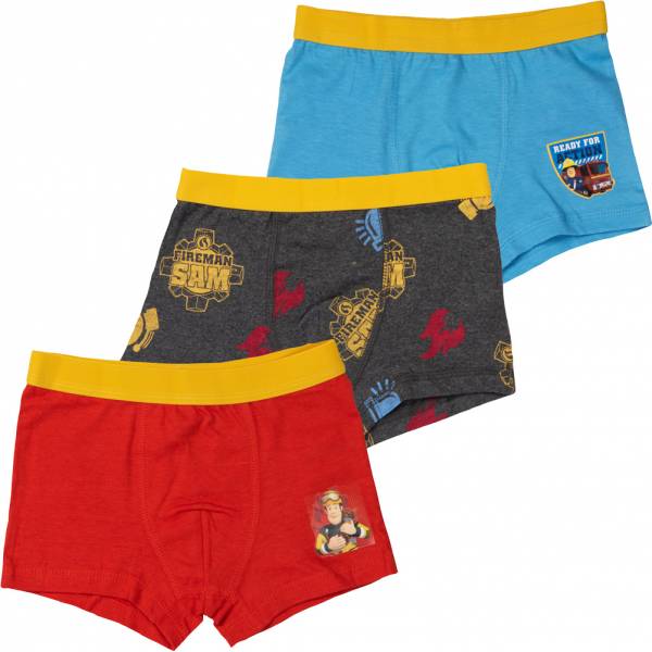 Feuerwehrmann Sam Jungen Boxershorts 3er-Pack 0129719
