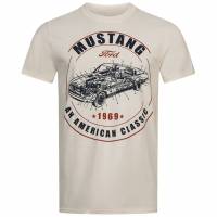 MUSTANG American Classic FORD Heren T-shirt POMTS067NAT