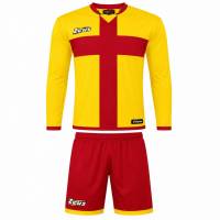 Zeus Kit Croce Old Herren Trikot-Set giallo/rosso