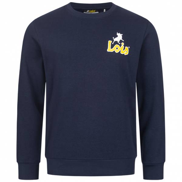 Lois Jeans Small Logo Herren Sweatshirt 3E-LSSRNM-SL-Navy