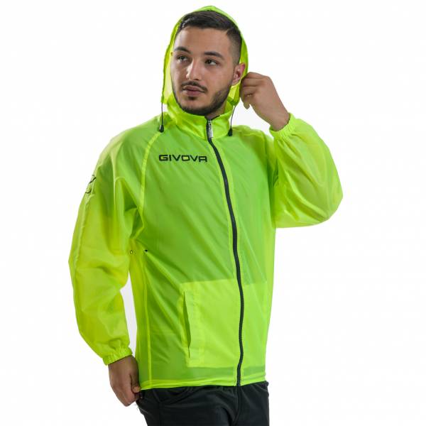Givova Rain Jacket "Rain Basico" neon yellow