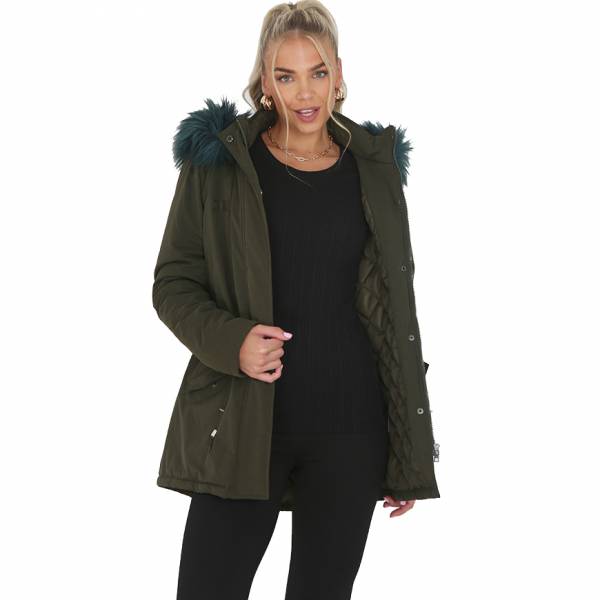 BRAVE SOUL Lagoon Women Parka Winter Jacket LJK-LAGOON