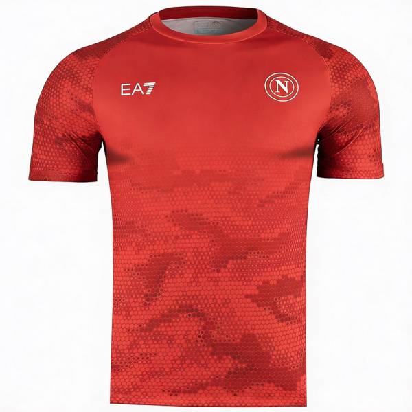 SSC Neapel EA7 Emporio Armani Herren Training Trikot EASSCN25T02K-RED