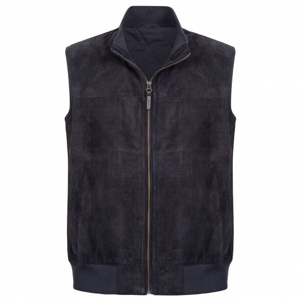 Hackett London Hommes Gilet en daim HM402337-595