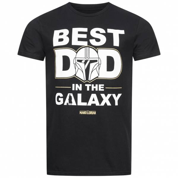 STAR WARS Mandalorian Best Dad Herren T-Shirt SWMTS060BLK