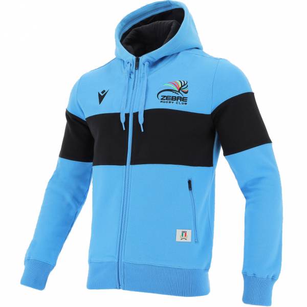 Zebre Rugby Club macron Kinder Freizeit Sweatjacke 58127124