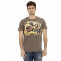 TRUSSARDI Action Men History T-shirt Brown 2AT09003