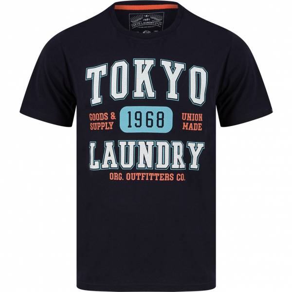 Tokyo Laundry Oakdale Herren T-Shirt 1C18116 Sky Captain Navy