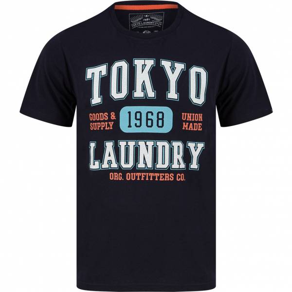 Tokyo Laundry Oakdale Hommes T-shirt 1C18116 Capitaine du Ciel Navy