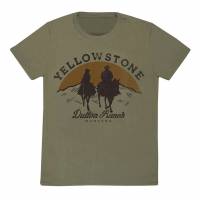 Yellowstone Faded Print Hommes T-shirt YEL08661TSC