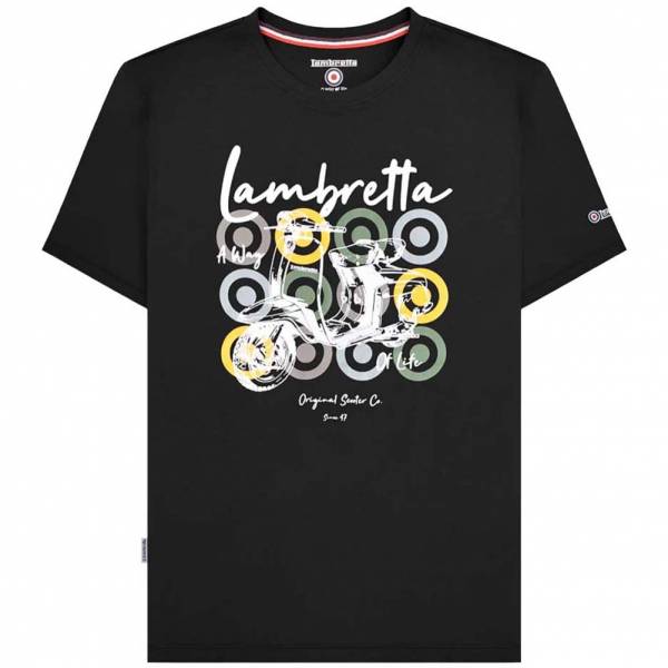 Lambretta Scooter Brand Tee Herren T-Shirt SS1503-BLK