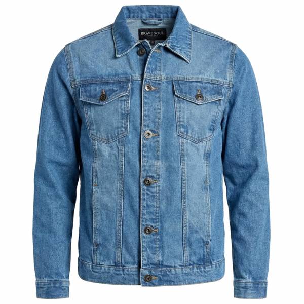 BRAVE SOUL® Fielding Denim Hombre Chaqueta vaquera MJK-FIELDING-16