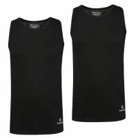 Sergio Tacchini Herren Unterhemden Tank Top 2er-Pack schwarz 39490636