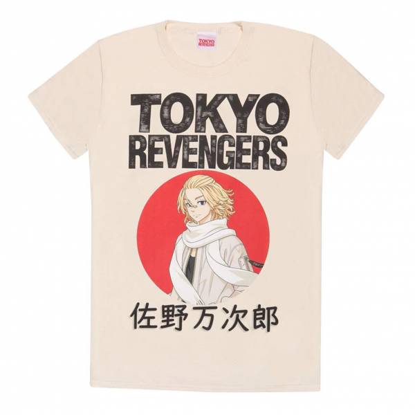 Tokyo Revengers Manjiro Sano Red Circle Men T-shirt TKY08650TSC